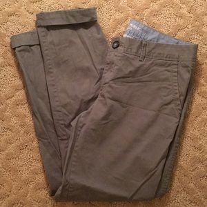 banana republic grey city chino pants size 2